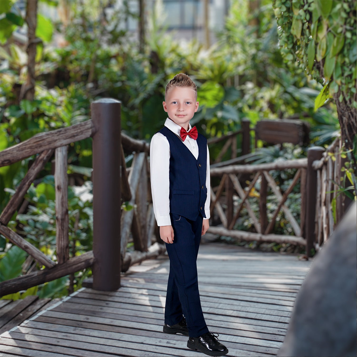Elijah Boys Suit - Navy Blue | For Special Occasion Birthday Wedding Party Pageant Christmas Holiday Easter Elijah Boys Suit - Navy Blue | For Special Occasion Birthday Wedding Party Pageant Christmas Holiday Easter