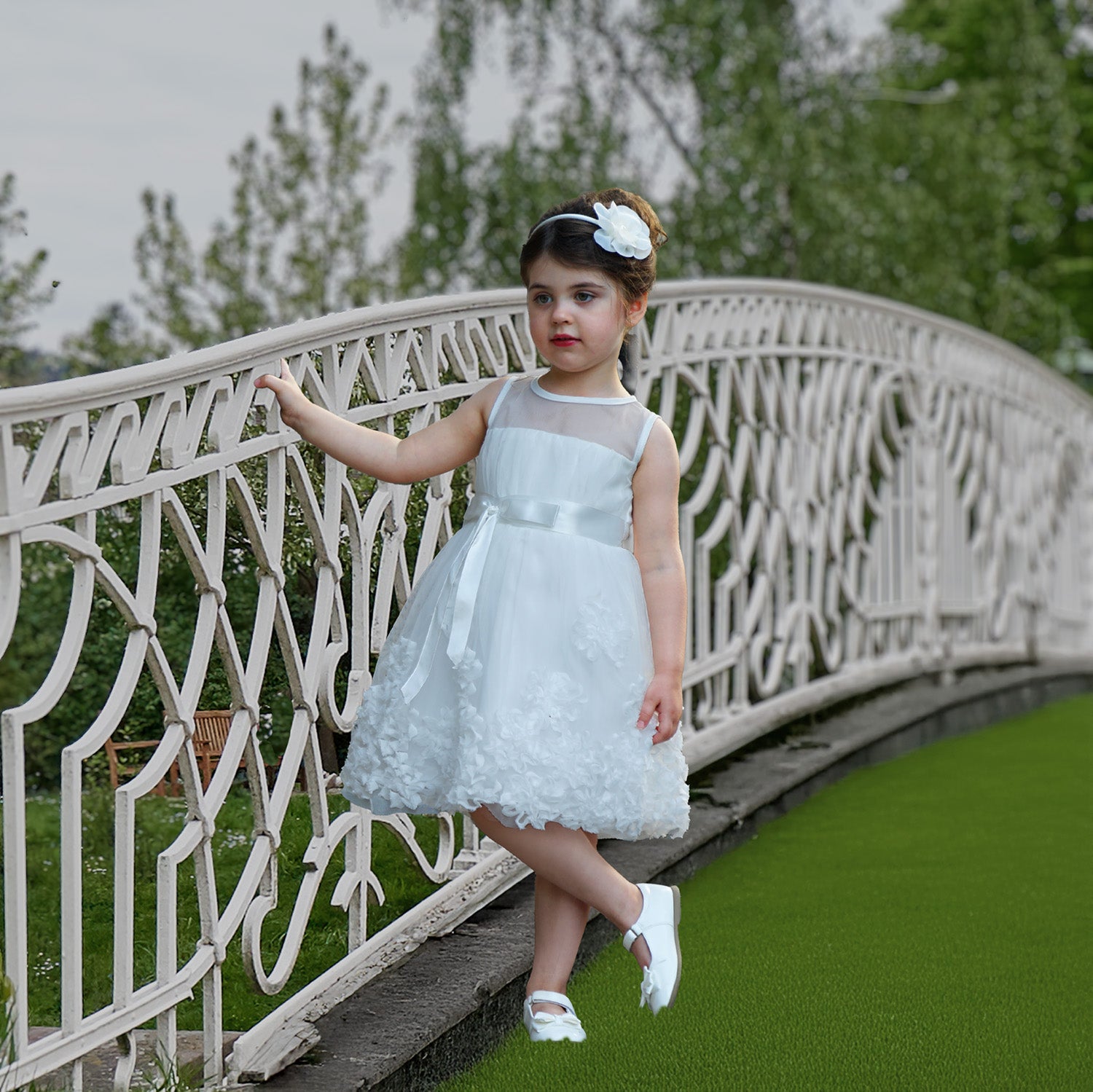Elena Dress - Whisper White