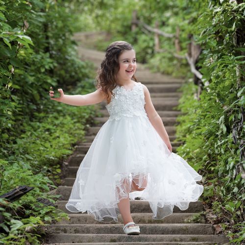 White Flower Girl Dress