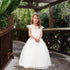 Joan Communion Lace Gown - Dove White