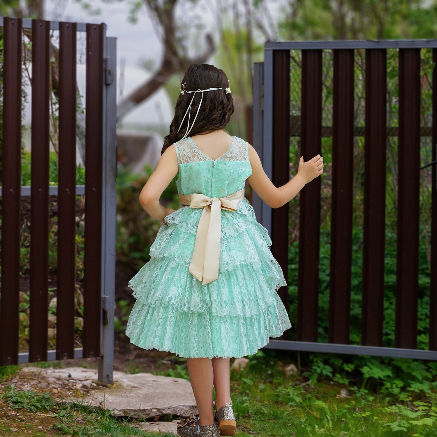 Audrey Dress - Mint Green