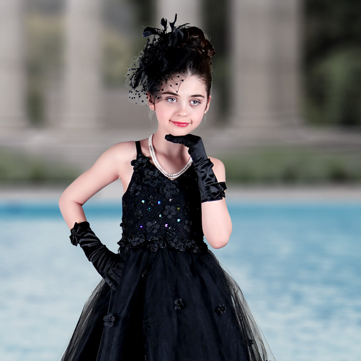Satin Gloves - Black | Vintage Gloves | Shop at Sara Dresses Satin Gloves - Black | Vintage Gloves | Shop at Sara Dresses