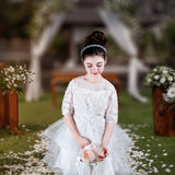 Gloria Communion Dress - Pure White