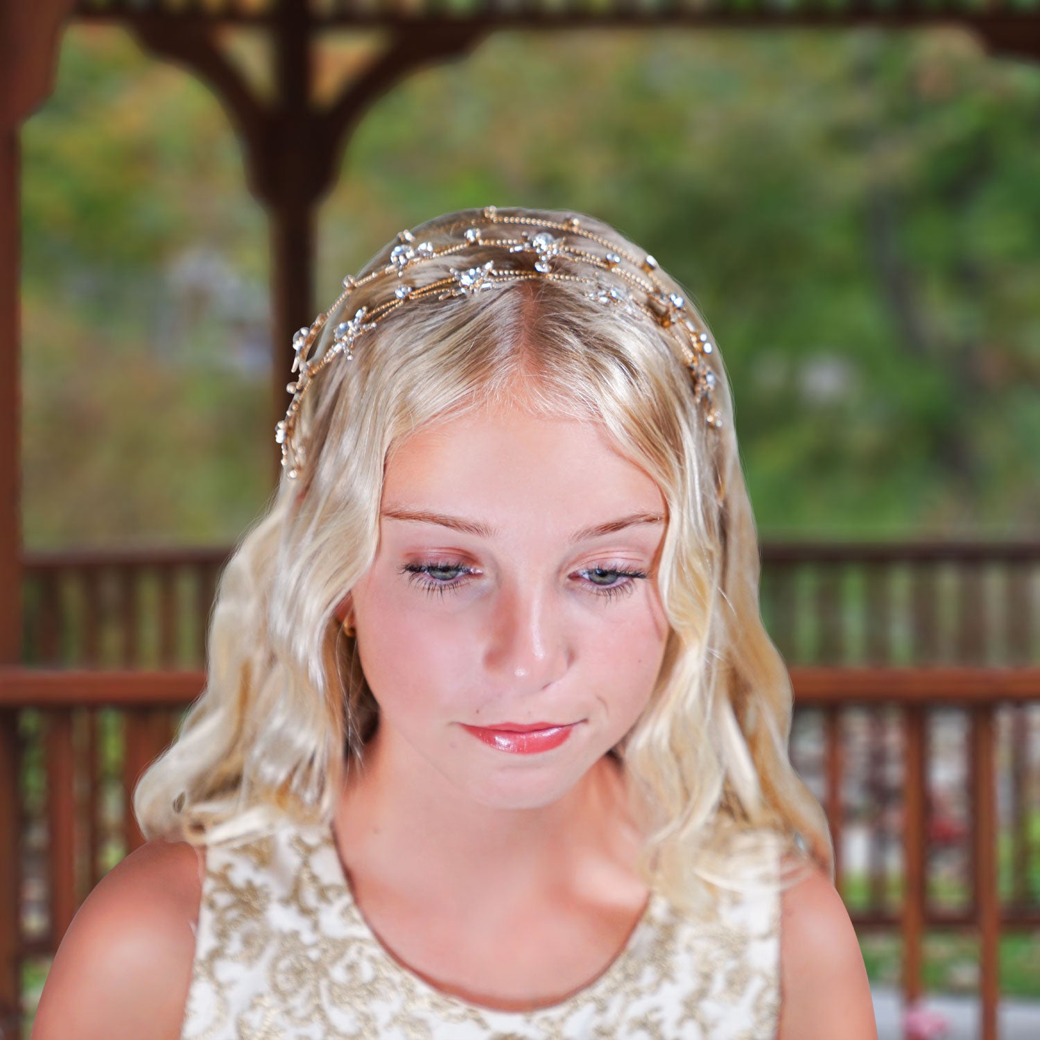 Kaitlyn Dress - Champagne Gold