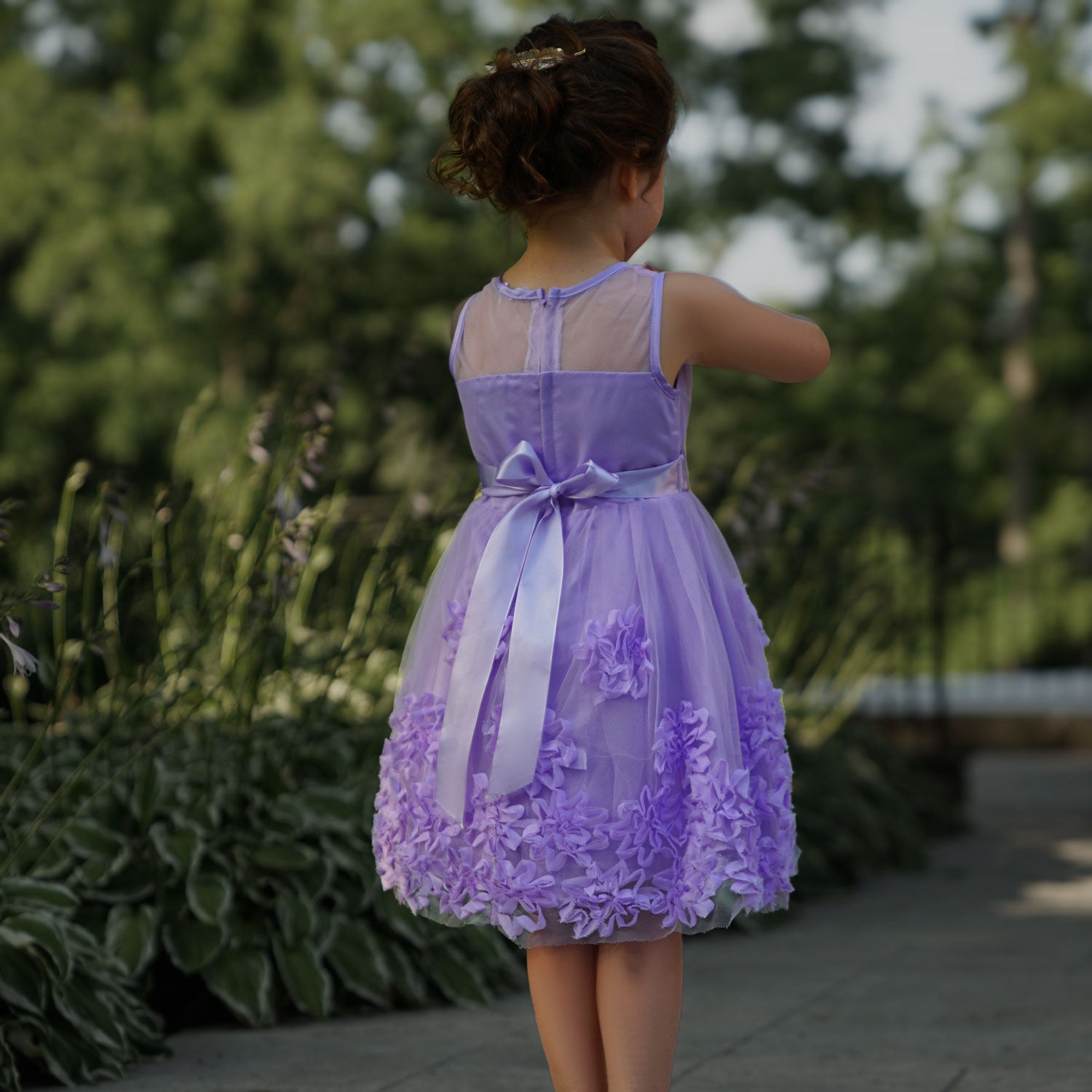 Elena Dress - Queens Violet