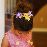 Blooming Haven Hair Comb Pair - Purple