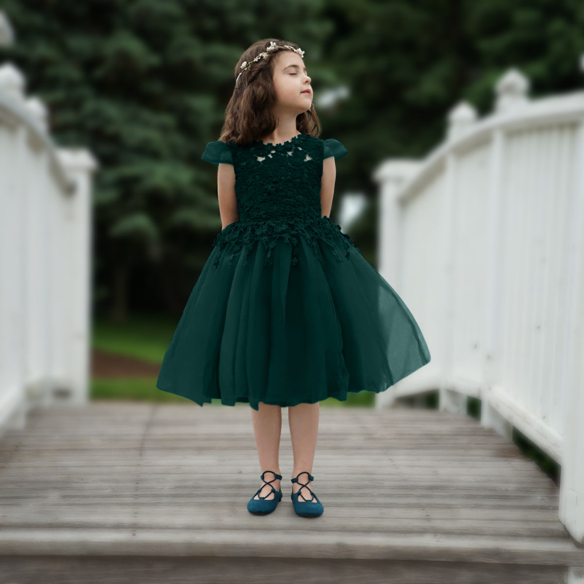 Joan Dress - Emerald Green