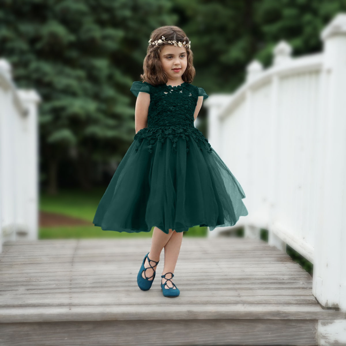 Joan Dress - Emerald Green