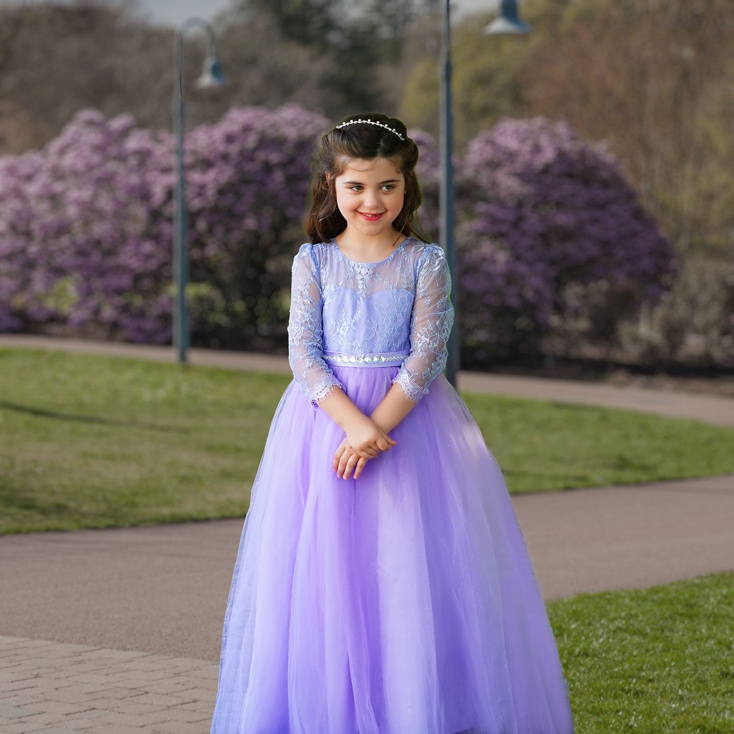 Girls Birthday Dress Isabel Dress - Mauve Girls Birthday Dress Isabel Dress - Mauve