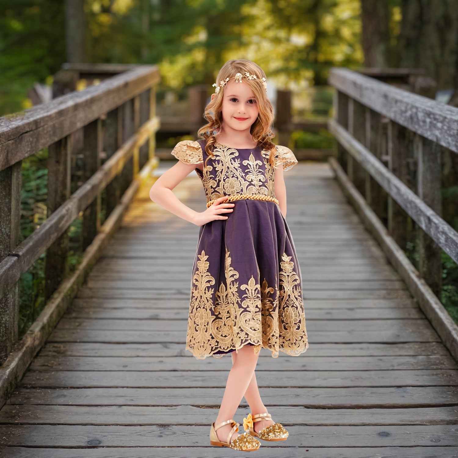 Royal Purple Dress | Purple and Gold Dress at Sara Dresses Royal Purple Dress | Purple and Gold Dress at Sara Dresses