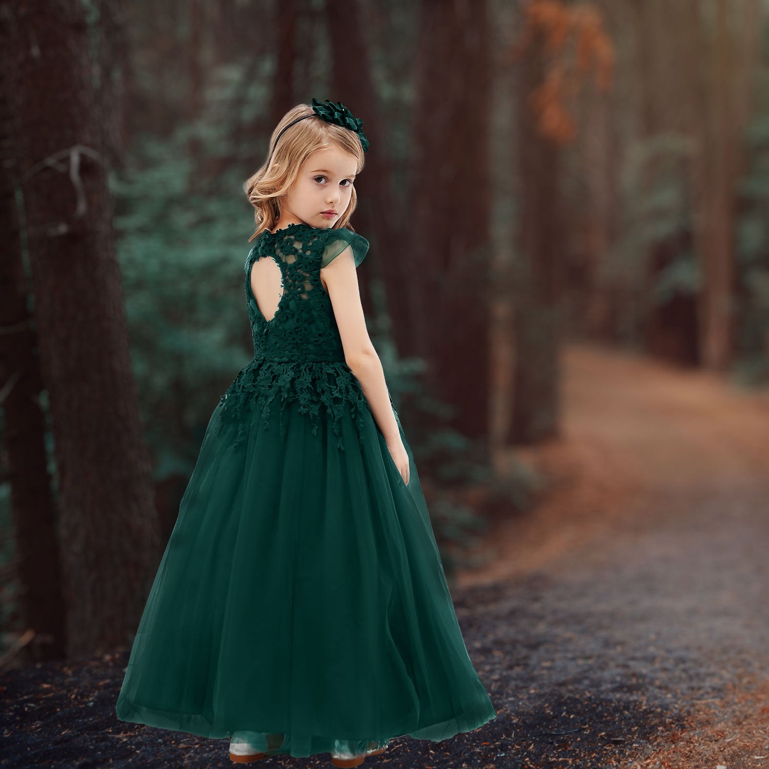 Christmas Outfits Classic Party Dresses Uk Girls' Green Christmas