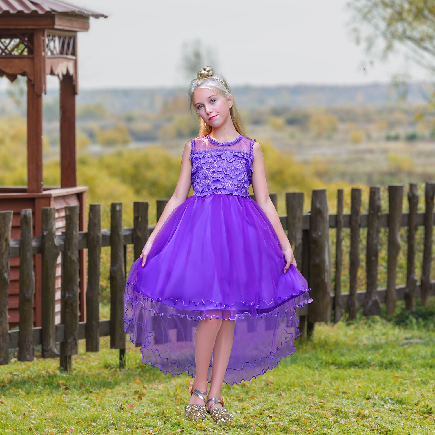Forstærker Skab Romantik Freya Dress - Purple – Sara Dresses