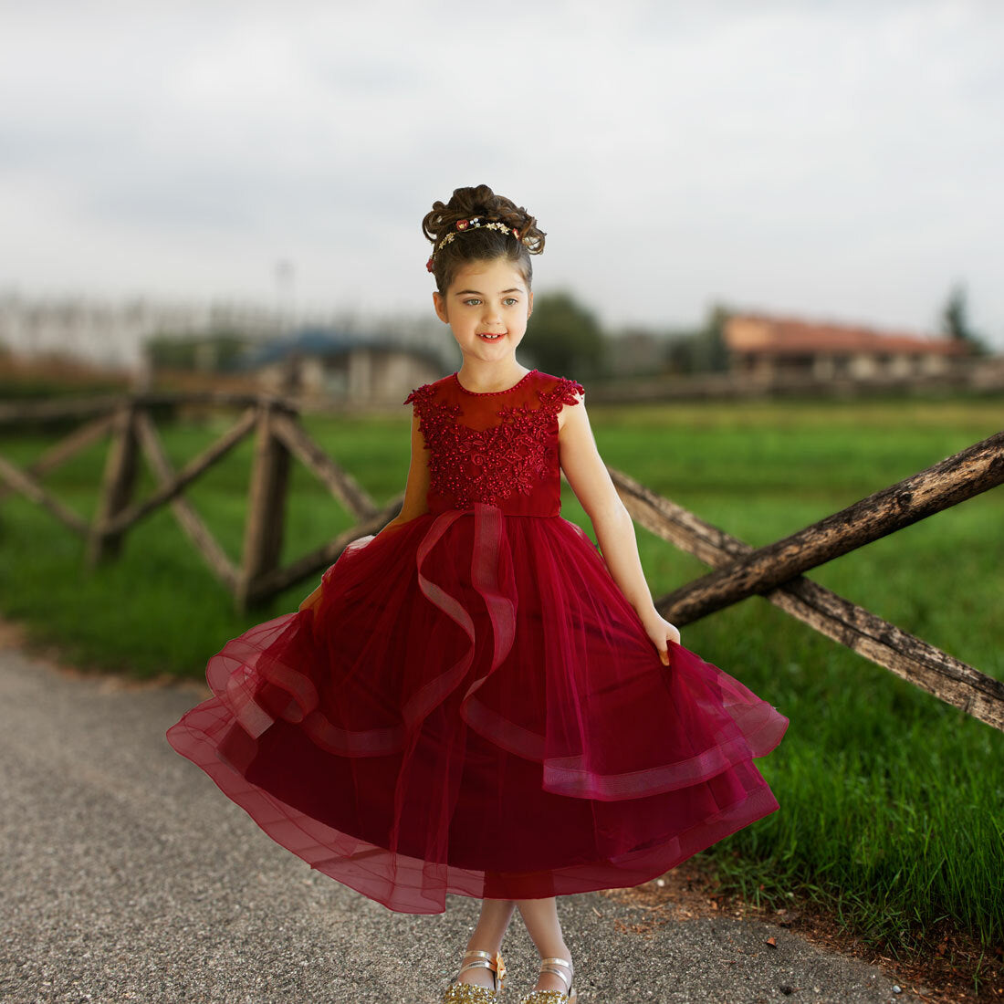 4 Flower Girl Dresses Perfect for a Rustic Wedding