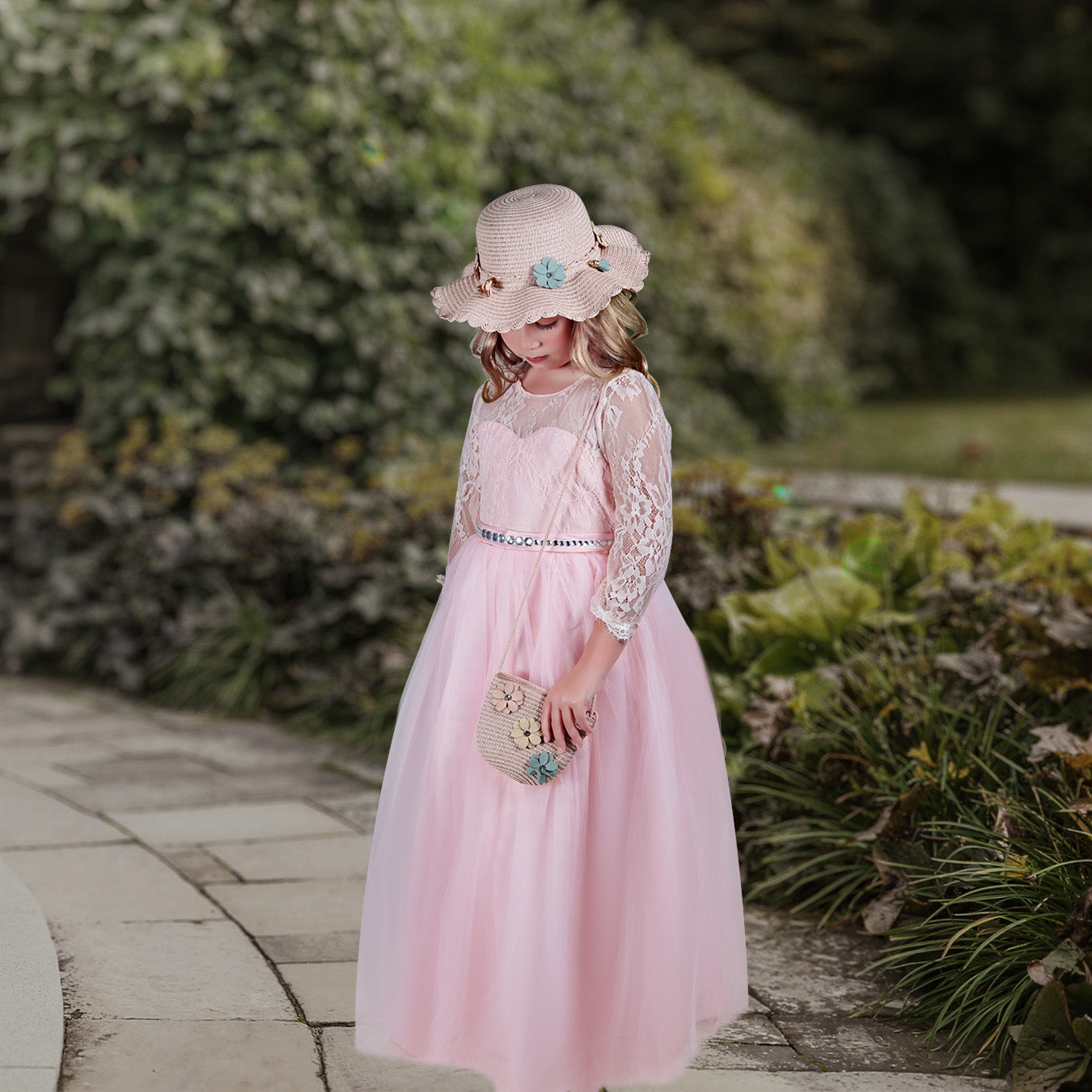 Isabel Designer Girls Dress - Valentine Pink Girls Dresses for Special Occasion Birthday Wedding Party Pageant Christmas Holiday Easter Isabel Designer Girls Dress - Valentine Pink Girls Dresses for Special Occasion Birthday Wedding Party Pageant Christmas Holiday Easter
