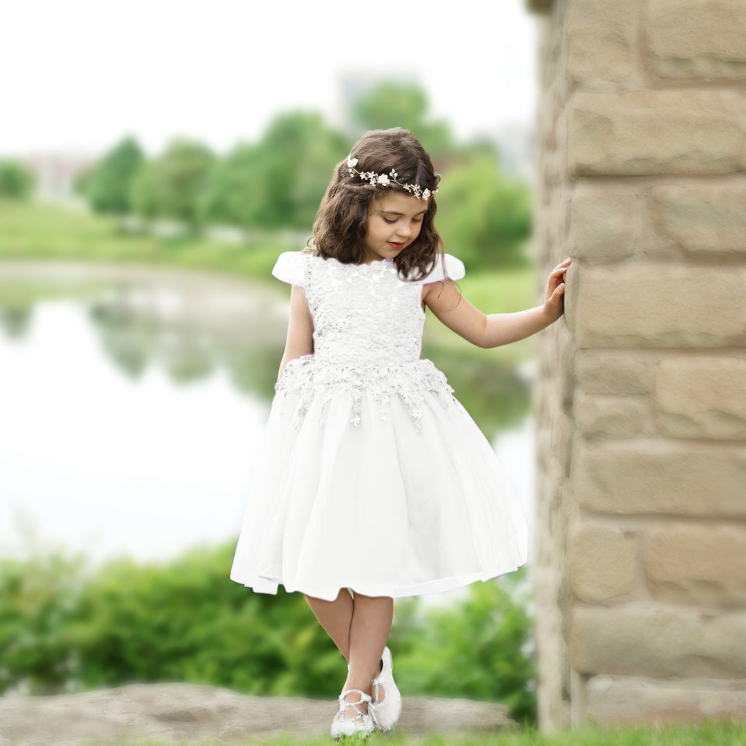 White Flower Girl Dresses | High-Quality | Sara Dresses