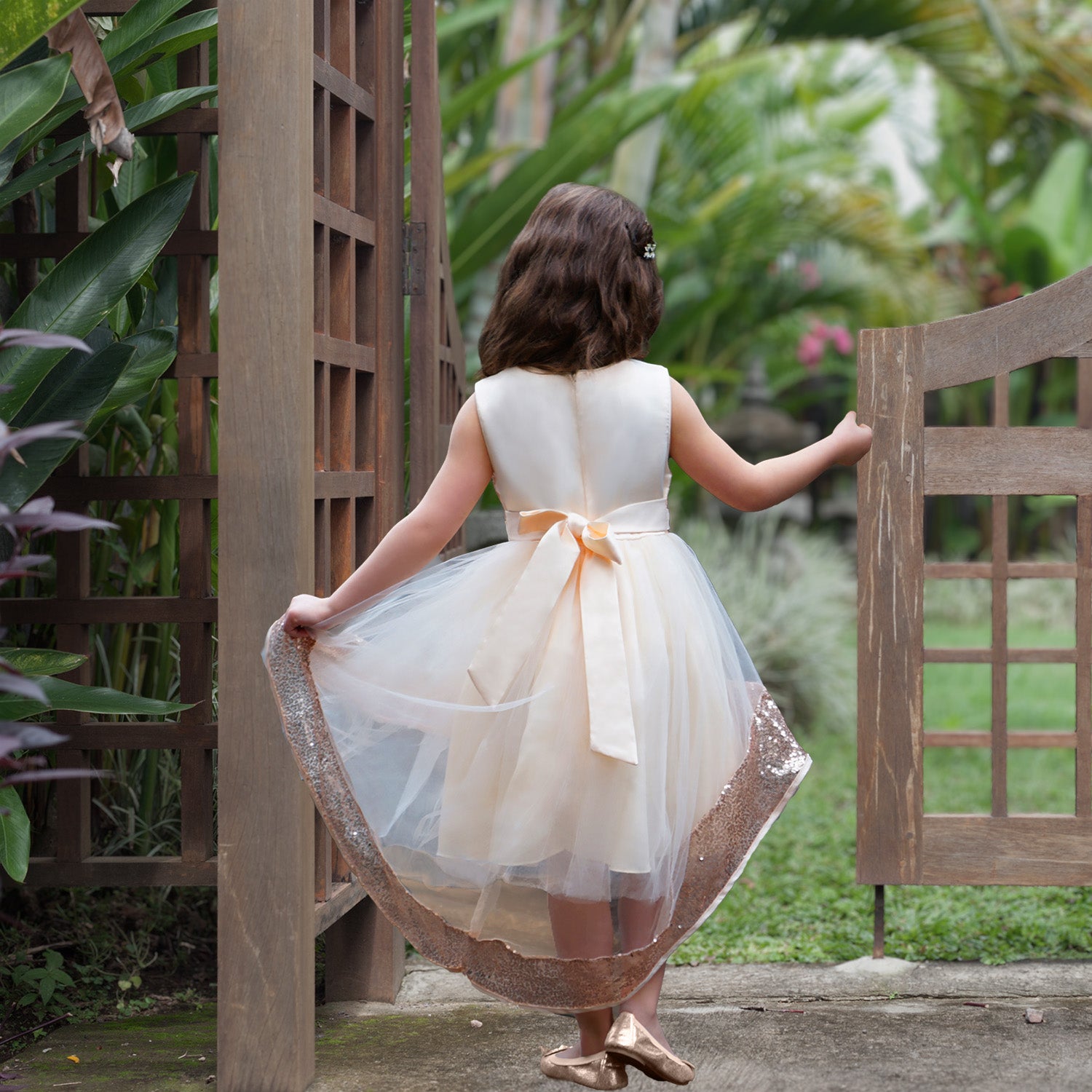 Gisele Sequin Girls Dress - Rose Gold - Girls Dresses for Special Occasion Birthday Wedding Party Pageant Christmas Holiday Easter Gisele Sequin Girls Dress - Rose Gold - Girls Dresses for Special Occasion Birthday Wedding Party Pageant Christmas Holiday Easter