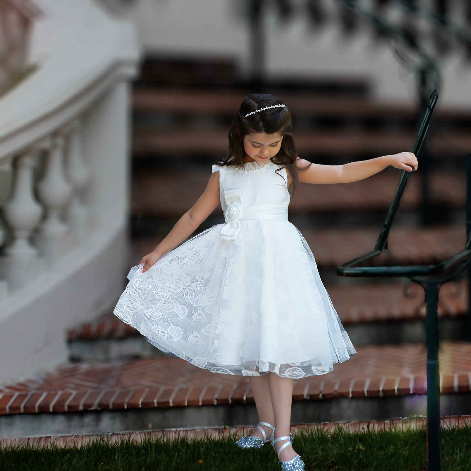 Girls Birthday Dress Laura Lace Dress