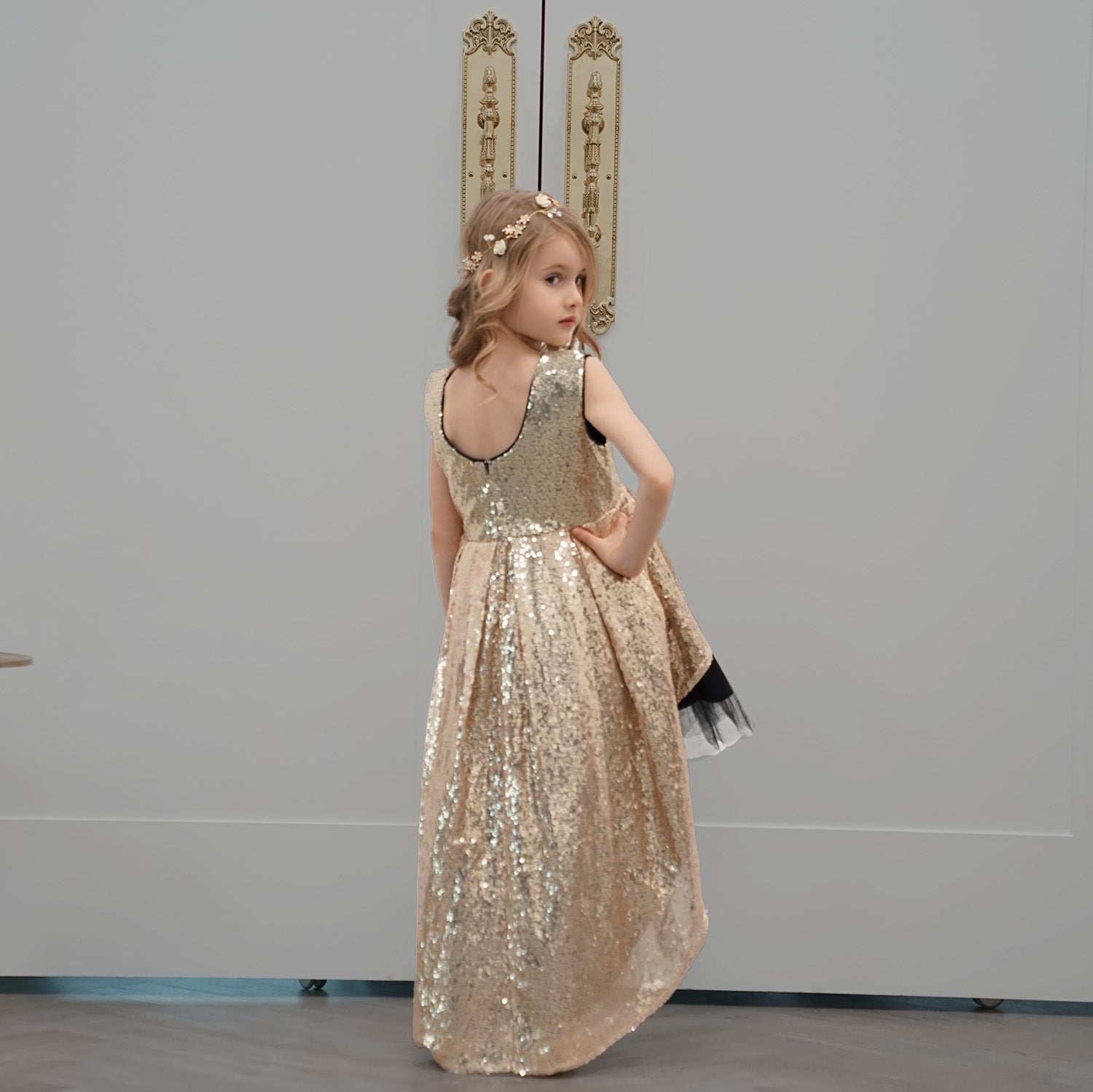 Gold Sequin Dress | Hi-Low Sequin Dress | Shop Sara Dresses Gold Sequin Dress | Hi-Low Sequin Dress | Shop Sara Dresses