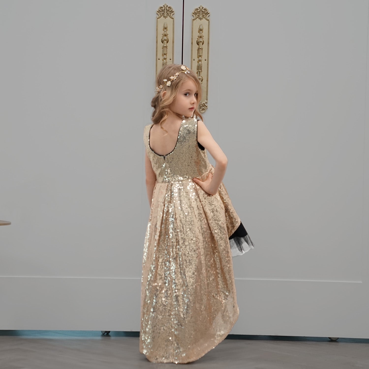 Clara Dress - Classy Gold