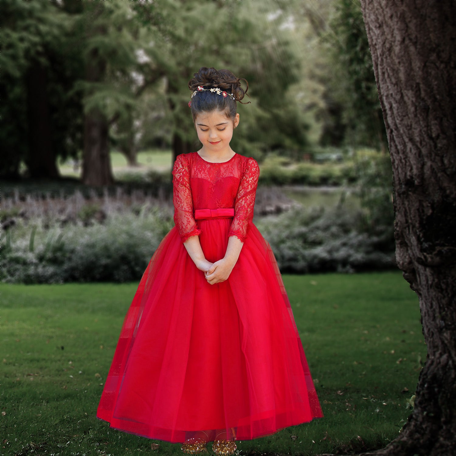 Bella Gown - Rouge Red