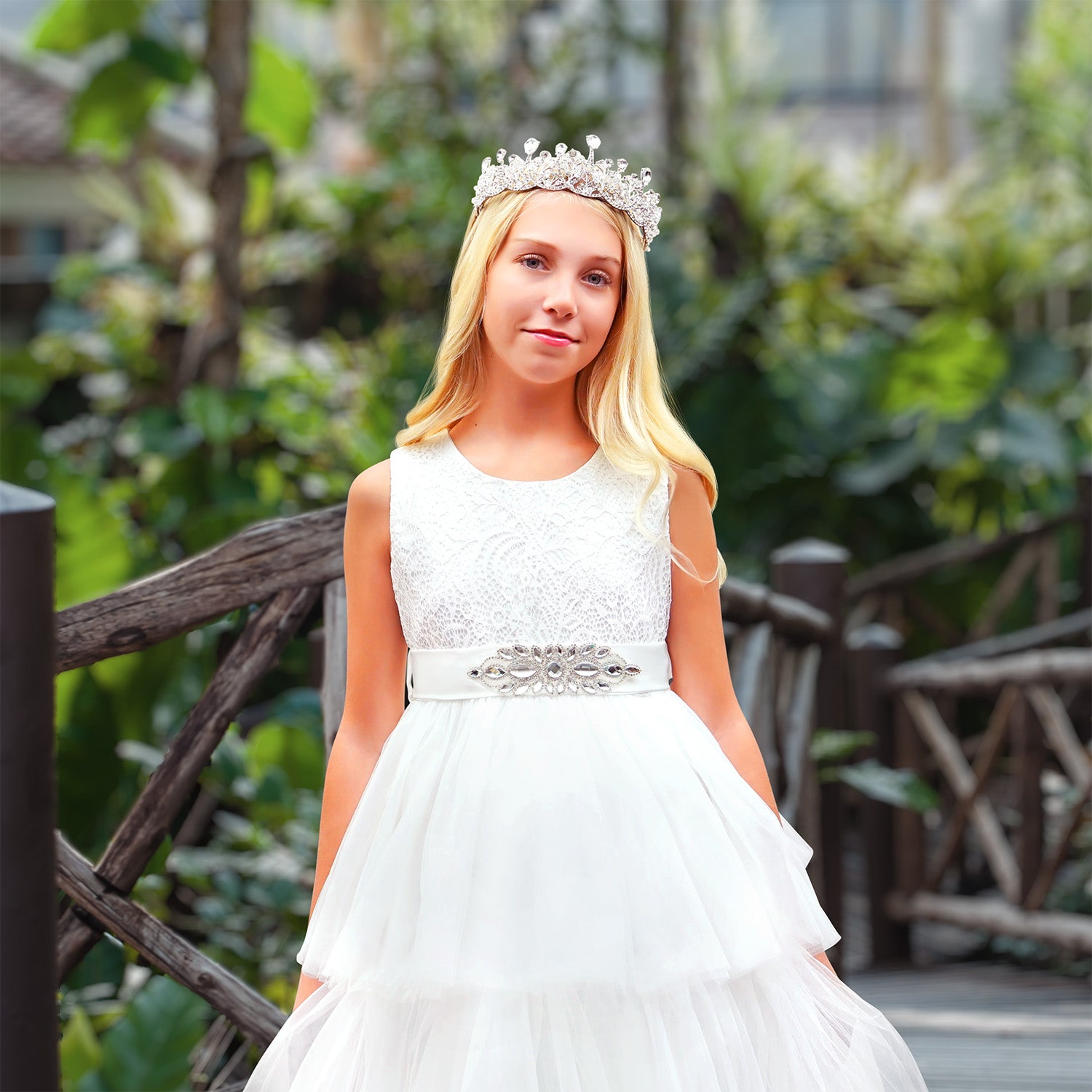 White Tulle Dress for Girls | Girls' Fashion at Sara Dresses White Tulle Dress for Girls | Girls' Fashion at Sara Dresses