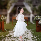 Gloria Communion Dress - Pure White