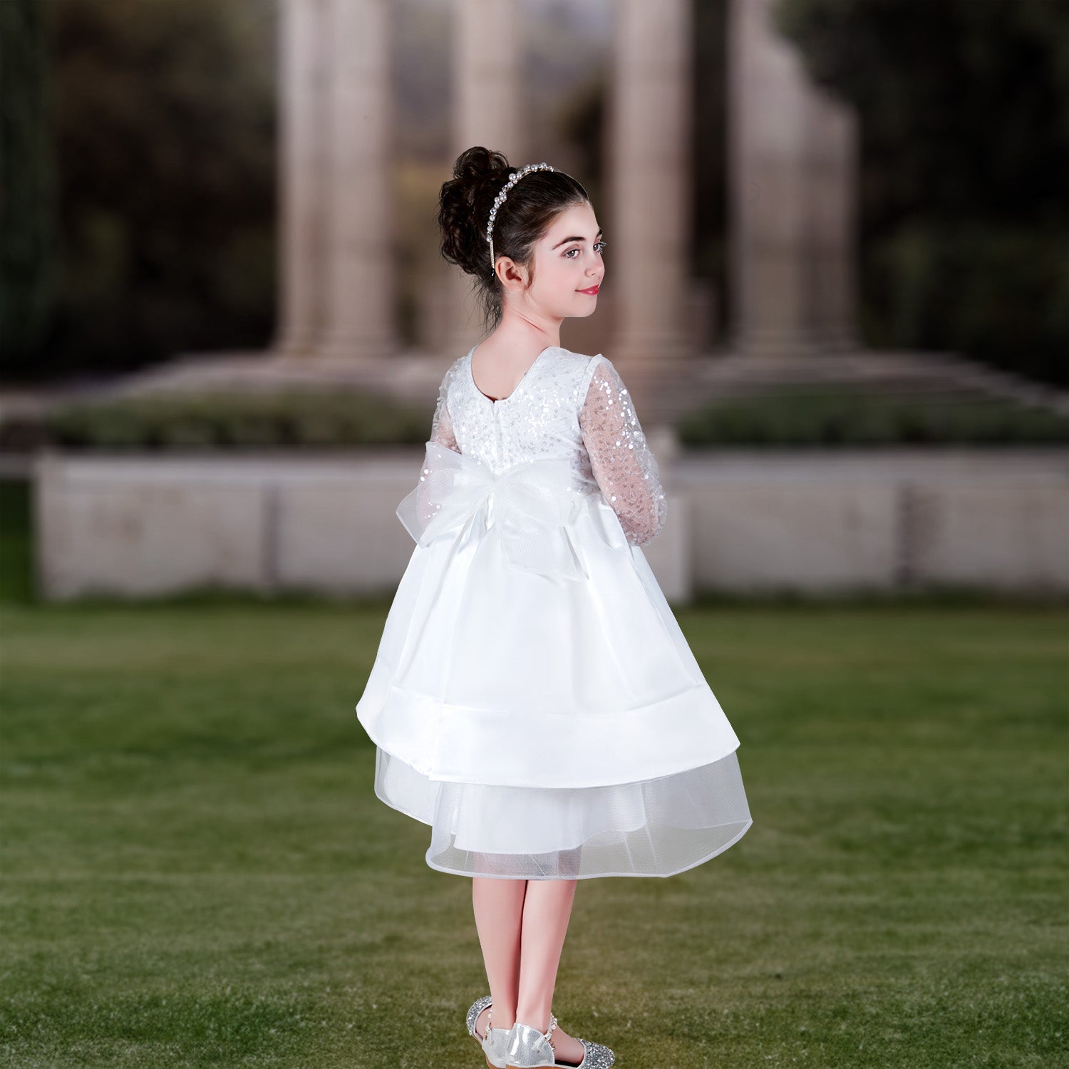 First Holy Communion Girls Dress Sparkly White | Flower Girl Dresses Sara Dresses First Holy Communion Girls Dress Sparkly White | Flower Girl Dresses Sara Dresses
