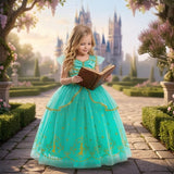 Princess Jasmine Costume Dress - Teal