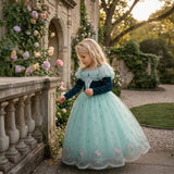 Nordic Princess Anna Costume Dress - Green