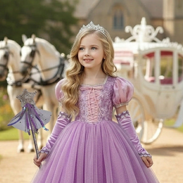 tangled inspired prom dress Princess Rapunzel Ensemble