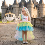 Princess Unicorn Costume Dress - Rainbow Pink