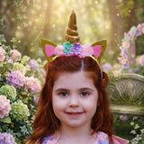 Unicorn Headband - Gold