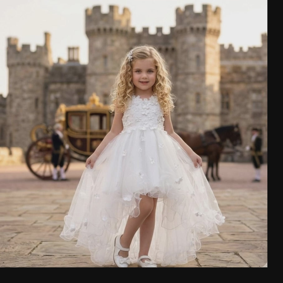 toddler tulle dress Baby Long Sleeve Shimmer Made with high Sparkling Toddler and Girls Holiday