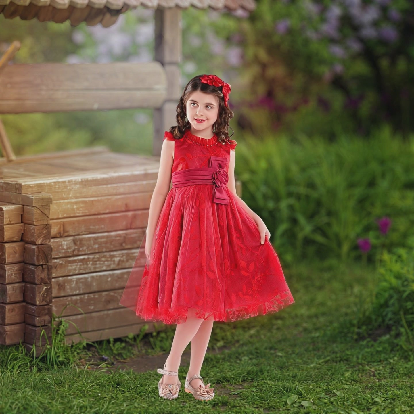 silver lame dress Silvie Silver Lame Ruffle Rose Dress