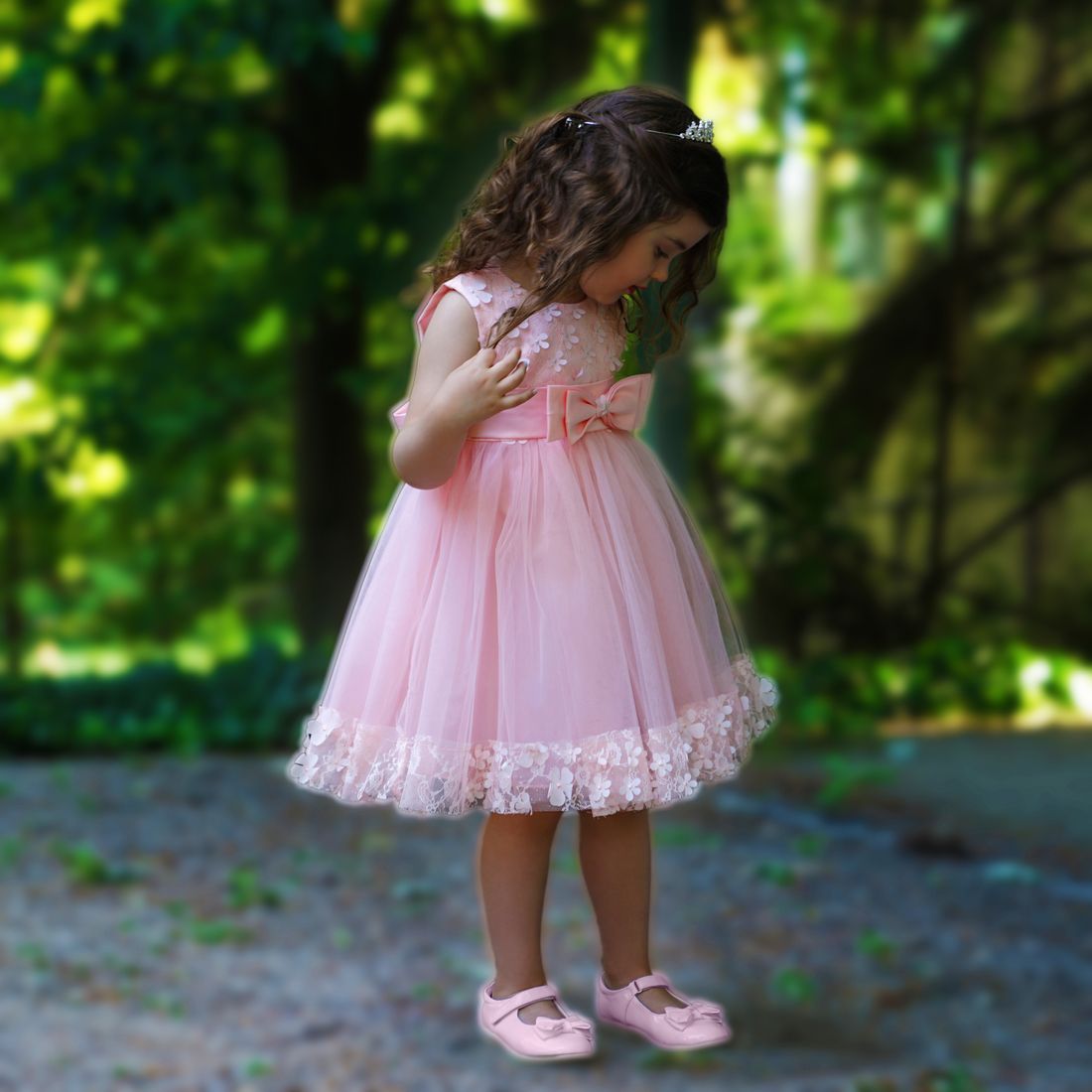 Victoria Premium Girls Dress – Apricot Victoria Premium Girls Dress – Apricot