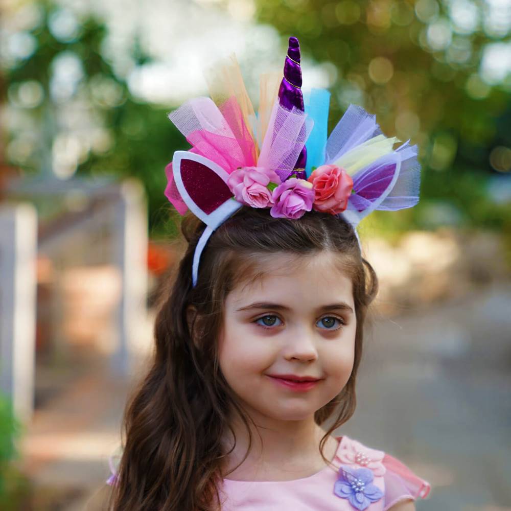 Unicorn Headband - Purple – Sara Dresses