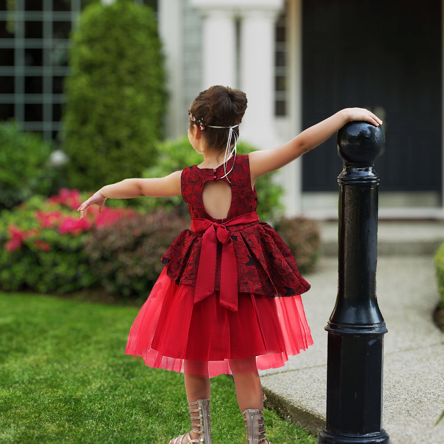 Adelaide Dress - Poppy Red
