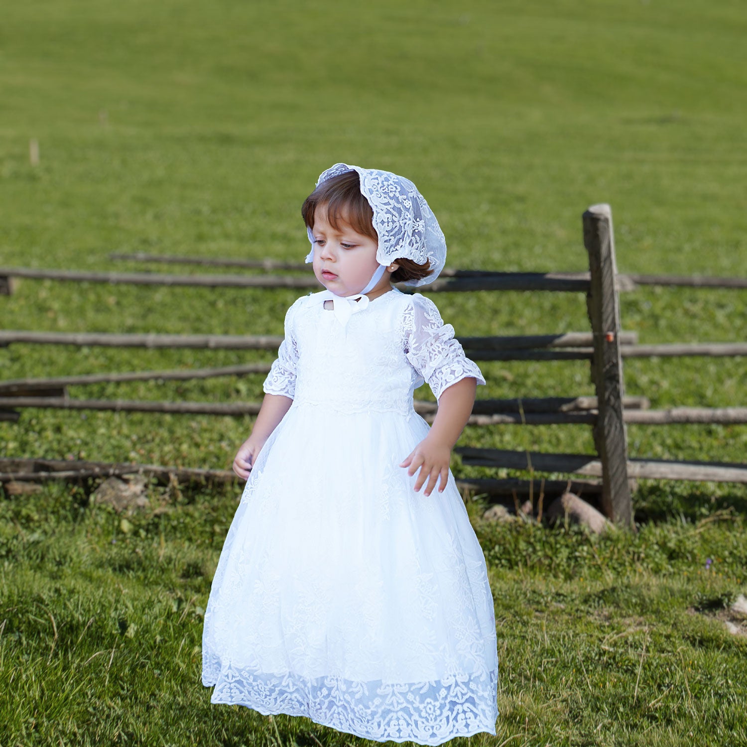 Grace Gown – Pure White For Birthday Wedding Party Pageant Christmas Holiday Easter