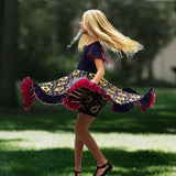 Lola Reversible Shorts - Sunflower Swirl