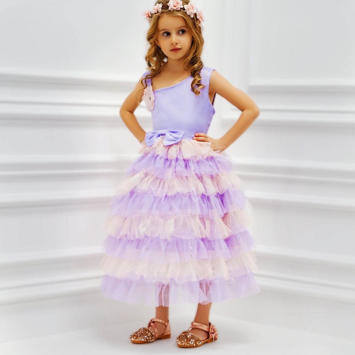 Petra Dress – Feathery Lavender