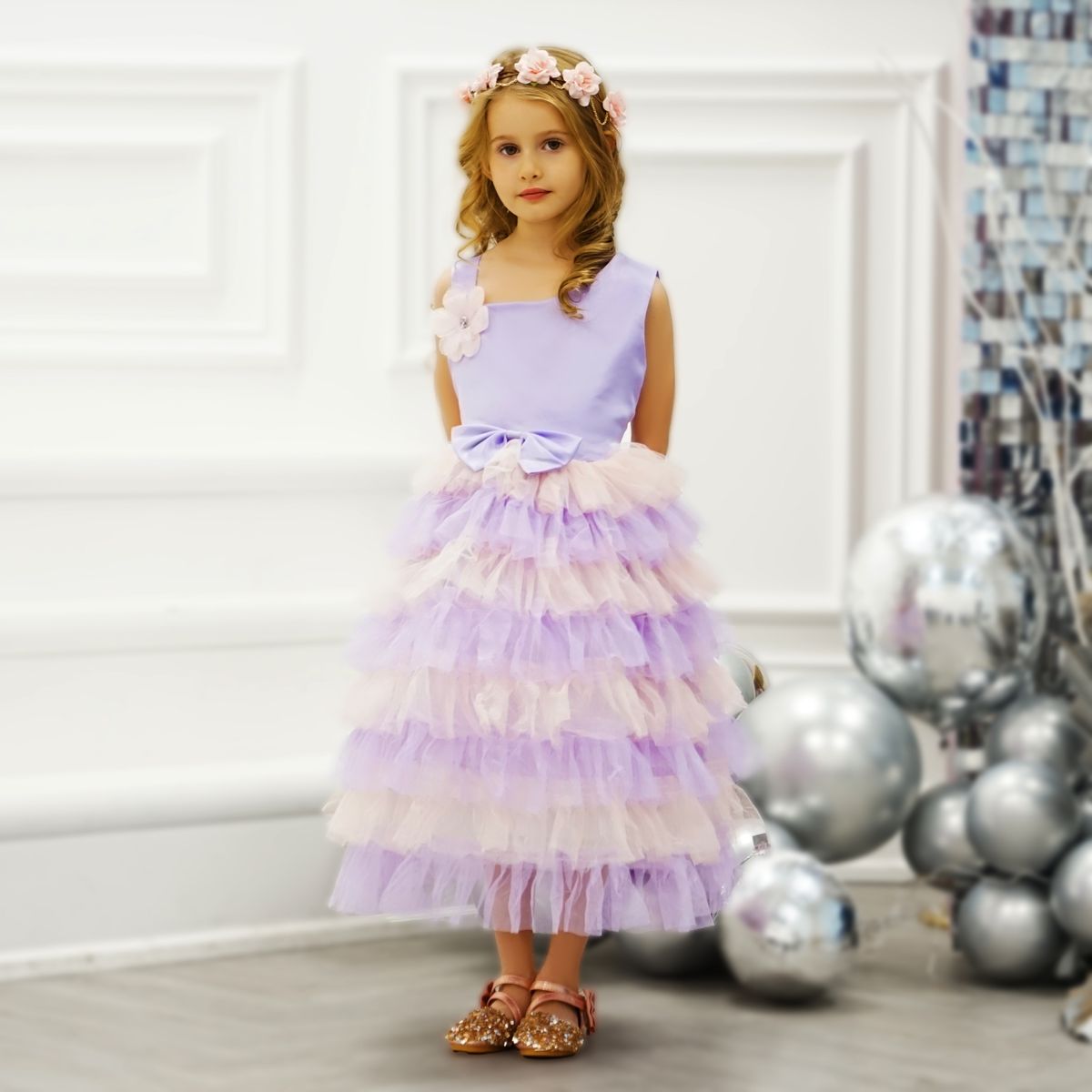 Petra Dress – Feathery Lavender