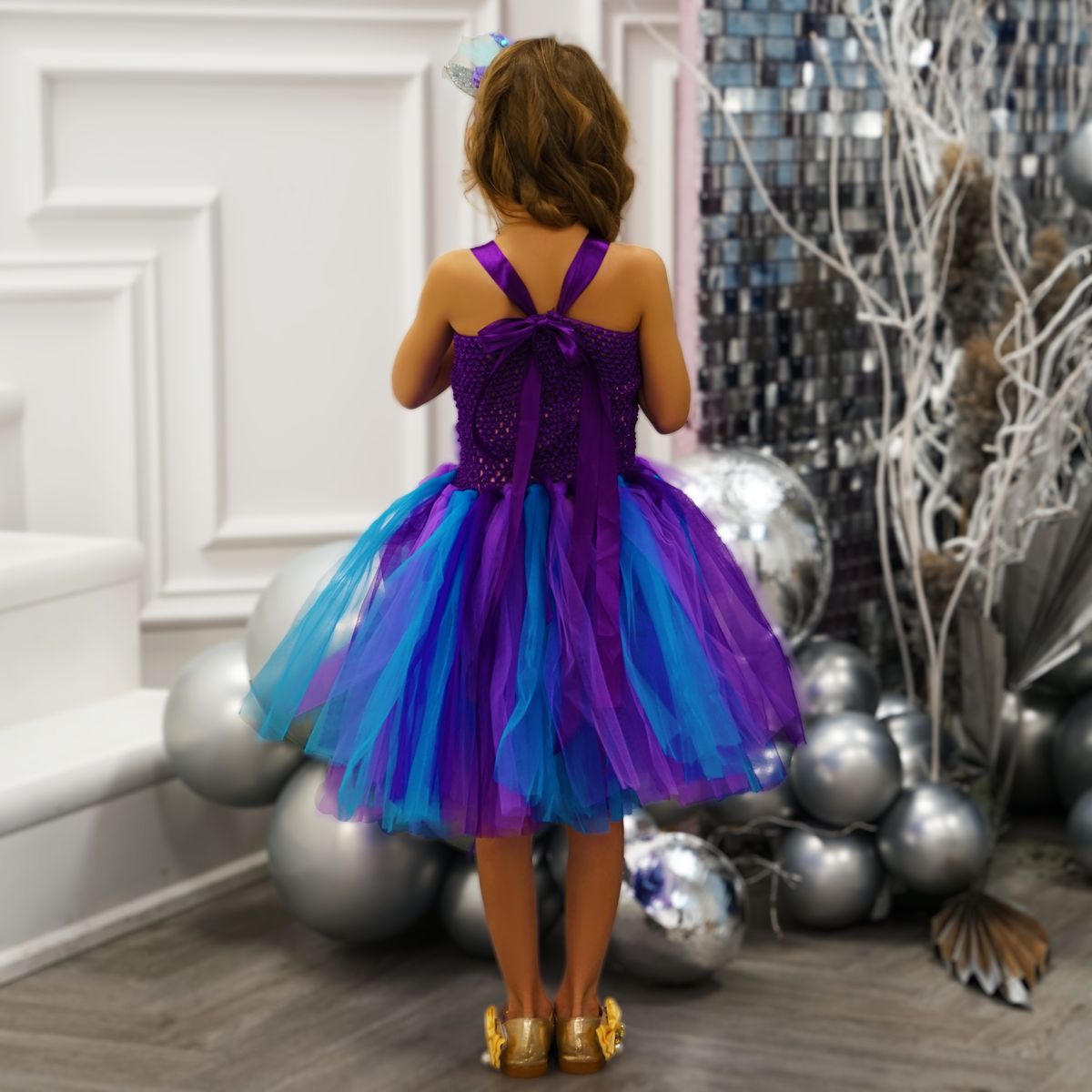 Amazon.com: WonderBabe Little Mermaid Tutu Dress Girls Mermaid Birthday  Party Role Play Costume Princess Mermaid Dress Up Clothes Halloween Costume  Outfits with Headband (Blue,8-9 Years) : Clothing, Shoes & Jewelry