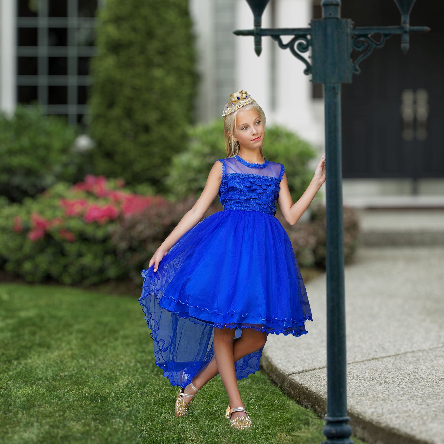 Freya Dress - Royal Blue