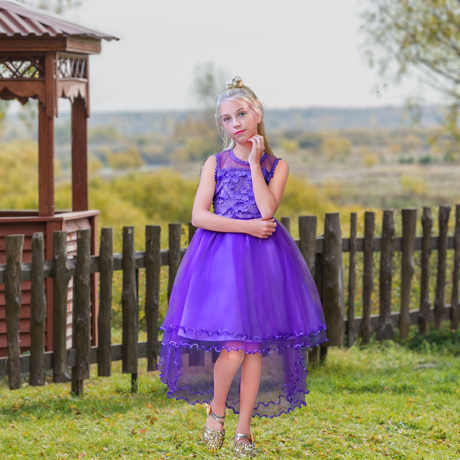 Freya Dress - Purple