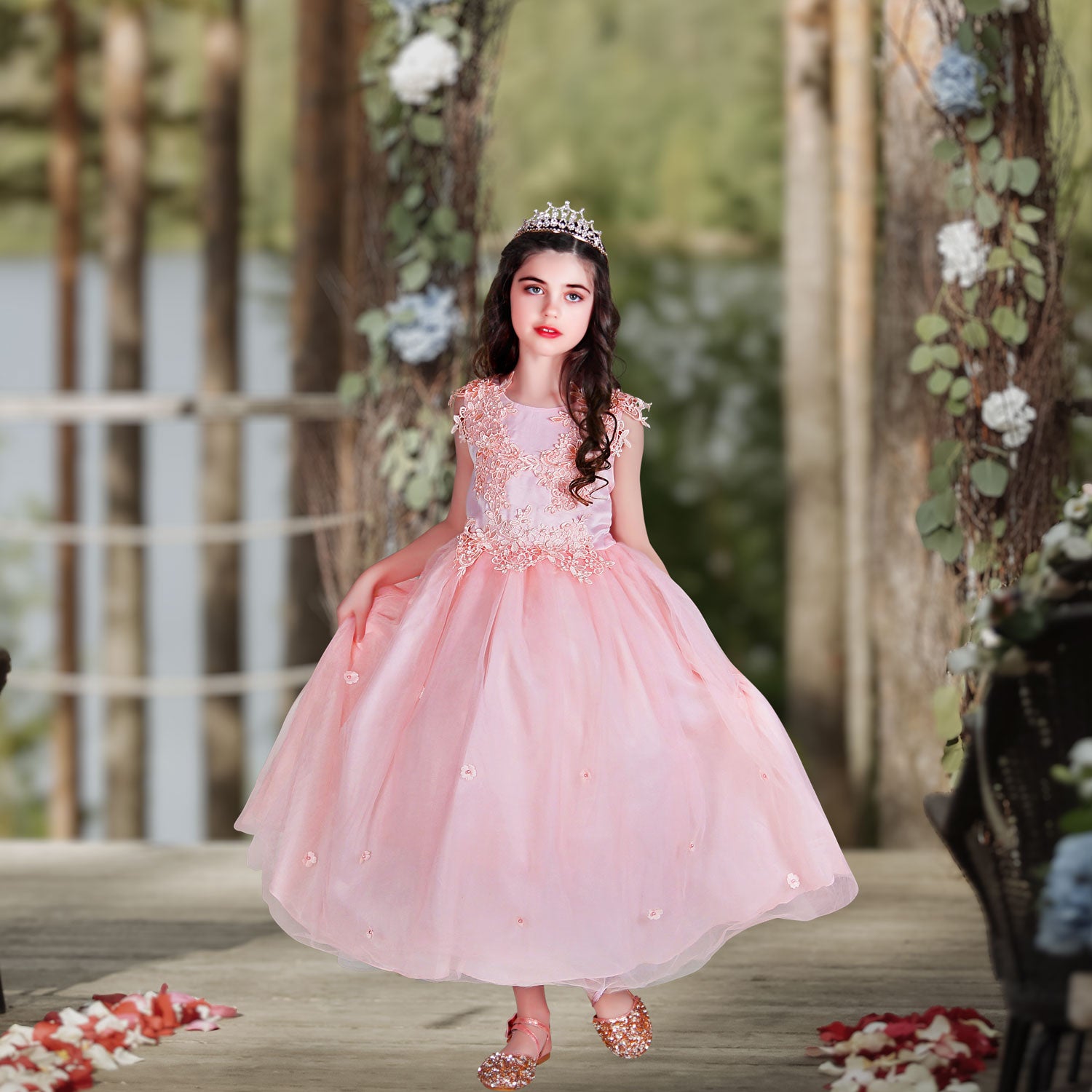 Lillibet Gown - Soft Pink